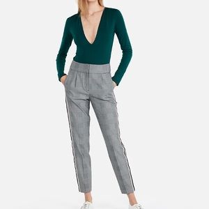 Express Deep V-Neck Thong Bodysuit